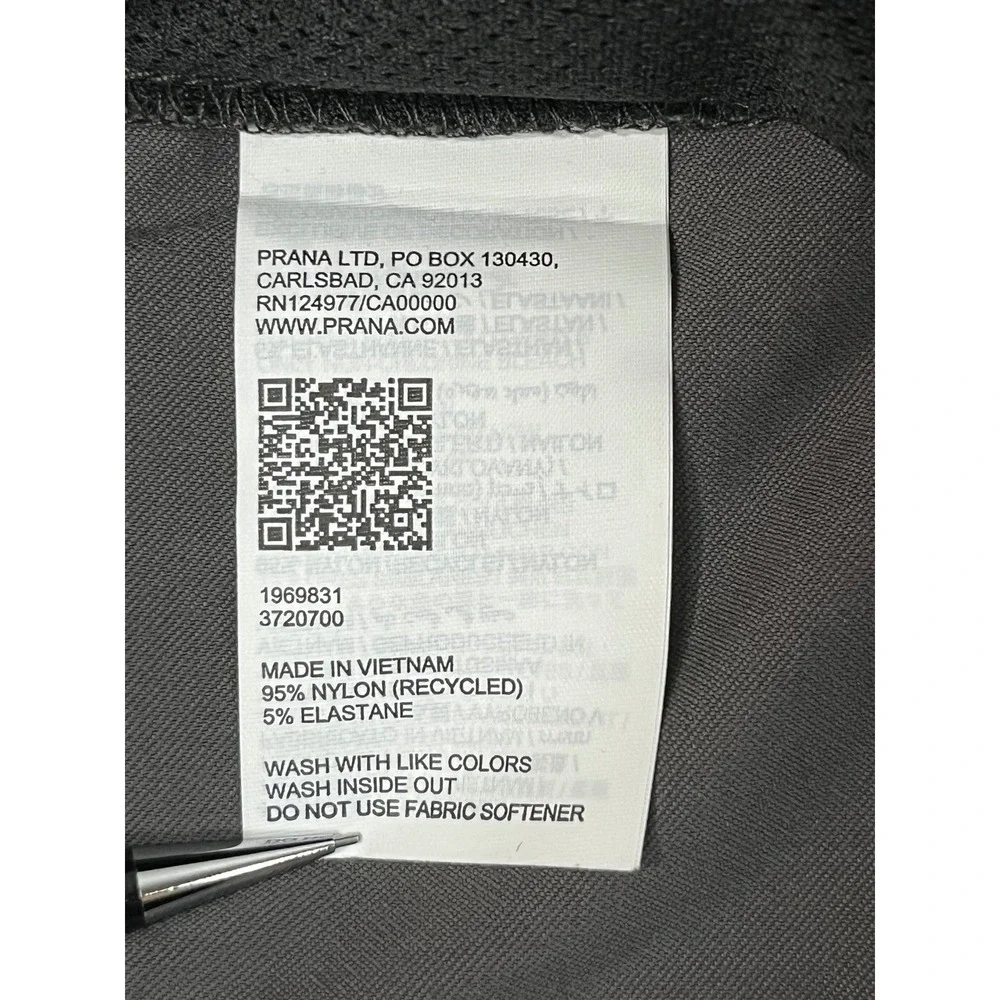 Prana Stretch Zion Slim Pant II Men's 40x30 Gray Hiking Cargo 1969831 $95 NEW